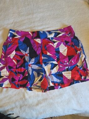 Vibrant Multi-Color Printed Women’s Shorts